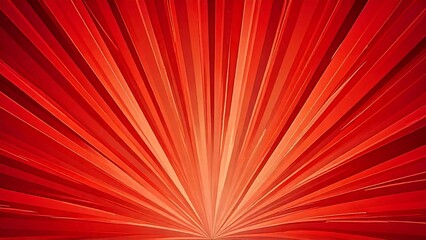 サンバースト レトロ風 レッド 赤 手書き風 レーザービーム 背景素材 AI生成素材