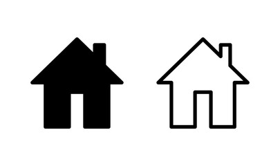 House icon logo design. Home sign and symbol