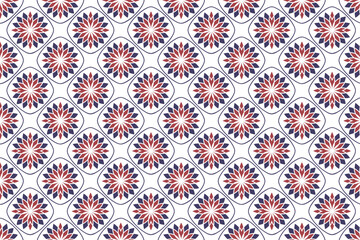 Islamic Moroccan style Seamless Geometric Tile Pattern Vector Background