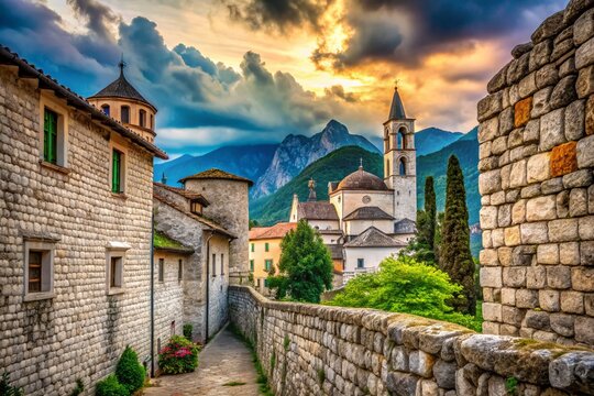 Venzone, Italy: Ancient Walls & Duomo, Urban Exploration Photography