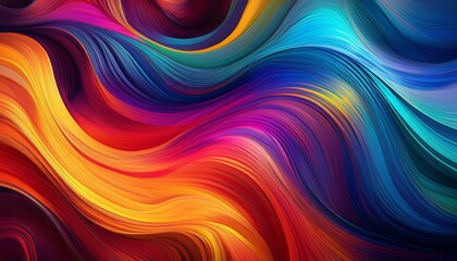 abstract liquid motion flow curved wave colorful pattern