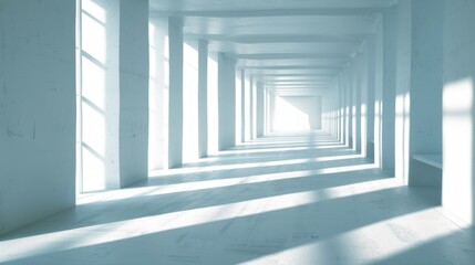 Obraz premium A minimalistic abstract architecture scene with clean lines and shadow play. stock photo --ar 16:9 --style raw --v 6 Job ID: 7dab1949-3836-4de1-b42e-d8679f91b3bb