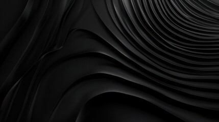 Obraz premium Abstract Black Wave Background Texture
