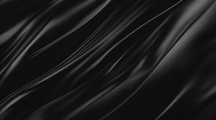 Fototapeta premium Abstract Black Wave Texture Background