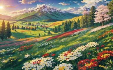 autumn in the mountains