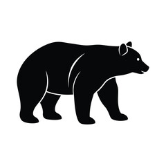 vector illustration of a bear