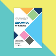 Vector digital marketing agency and corporate social media post template