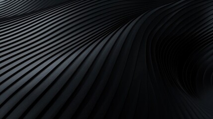 Naklejka premium Abstract Dark Gray and Black Wave Texture Background