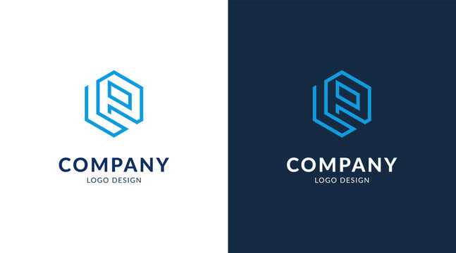 Modern letter LP, monogram letter LP logo design, PL logo vector