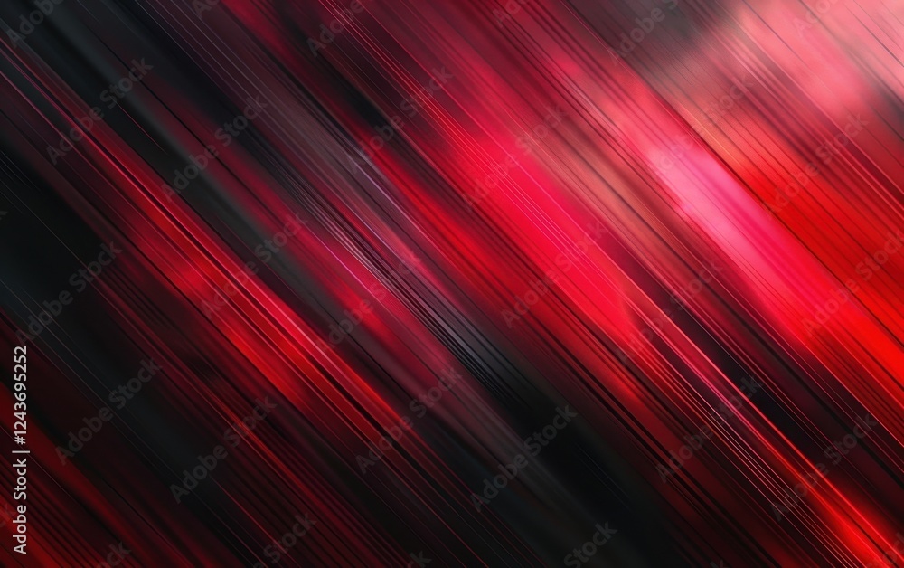 Poster Abstract Red And Black Diagonal Lines Background