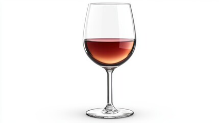 empty wine glass isolated on transparent background