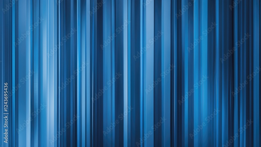 Poster vertical abstract blue gradient background with smooth lines creating a serene and modern visual eff