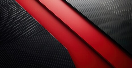 Abstract Red and Black Geometric Background