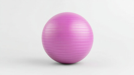 Fototapeta premium vibrant pink exercise ball, perfect for fitness routines and workouts