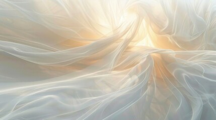 A soft white abstract design with flowing curves and light gradients. stock photo --ar 16:9 --style raw --v 6 Job ID: ff03152c-6bf6-4094-8e8b-65d7ced1e240