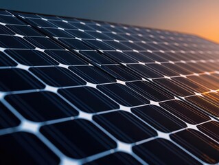 Single dot solar panel absorbing energy from a radiant minimalist sun