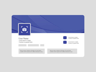Abstract LinkedIn Facebook Instagram Cover Design