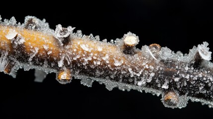 Frozen Branch, Winter Wonder, Nature's Art