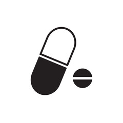 medicine icon vector. pills icon, drug icon, capsule icon, for your web site design Pills Icon logo, app, UI. Pills Icon Vector illustration, EPS10.

