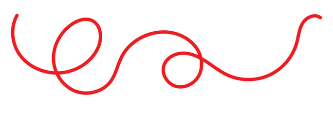 The needle and thread icon. A simple flat vector illustration on a white background