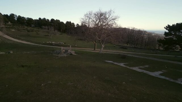 Mountains of Madrid Aerial Footage