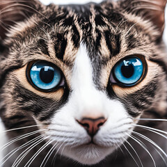 cat blue eyes