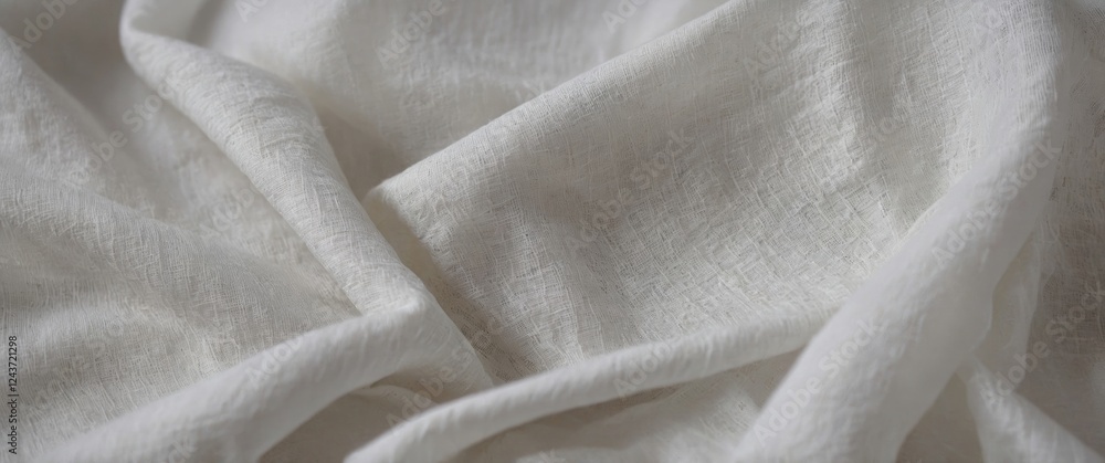 Poster textured white fabric background for elegant design and photography applications showcasing softness