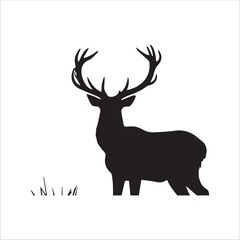 deer silhouette vector