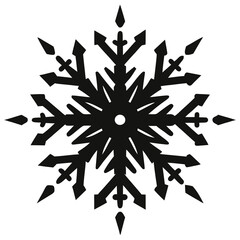 abstract snowflake vector
