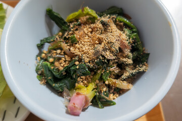 ほうれん草のお浸しと香ばしいごま和え