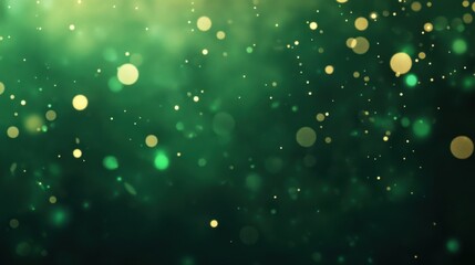 Enigmatic Elegance - Dark Green Grainy Gradient Background with Glowing Texture