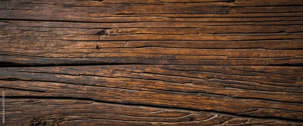 Aufkleber scratched wooden texture close up with rustic appeal showcasing natural grain patterns and weathered
