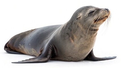 Naklejka premium Animal isolated on white background