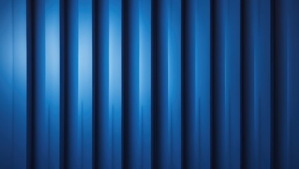 Fototapeta premium Abstract blue gradient background with vertical stripes creating a smooth and modern texture ideal for design projects and presentations.