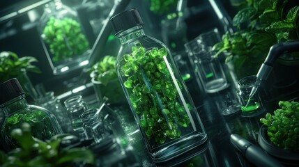 Explore the Future of Sustainability A Breakthrough in Biodegradable Material Technology featuring Futuristic Labs designing revolutionary Edible Packaging Discover Self-Dissolving Cutlery