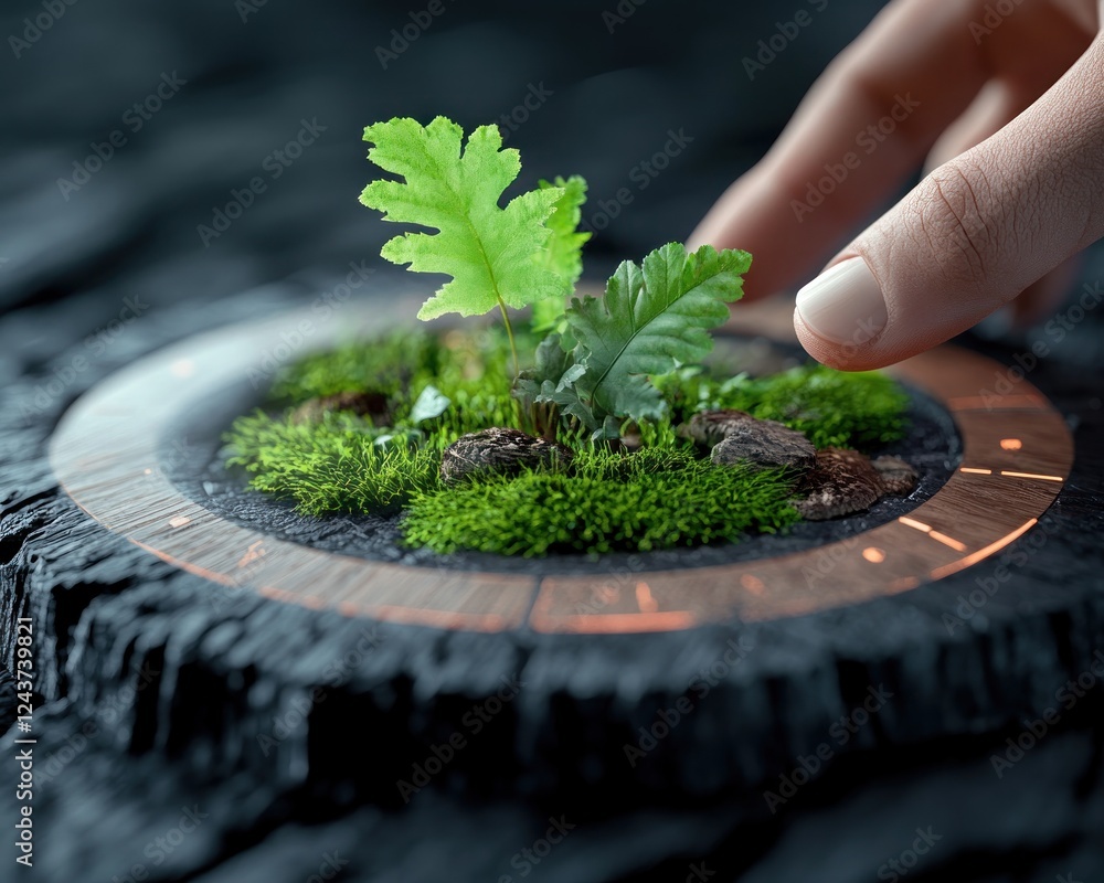 Poster visualize a greener future empowering sustainability impact visualization with an ai dashboard showi