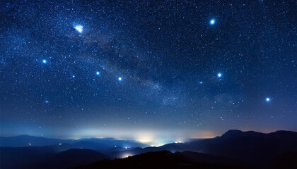 stars in the night sky