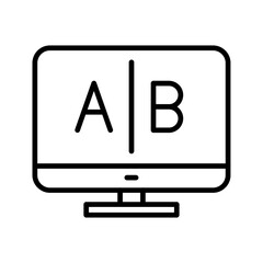 AB Testing Icon Design