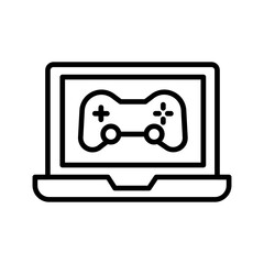 Gaming Laptop Icon Design
