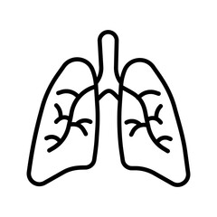 Lungs Icon Design