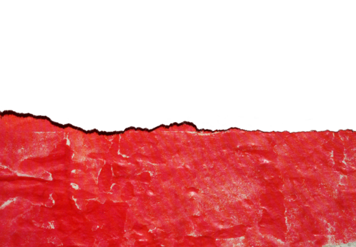 PNG image of Old red blank grunge poster background creased crumpled paper backdrop surface placard empty space for text
