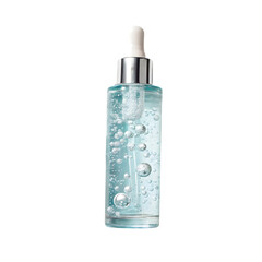 serum or liquid gel moisturizer with bubbles isolated on transparent background