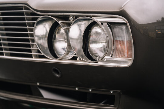 classic car headlight