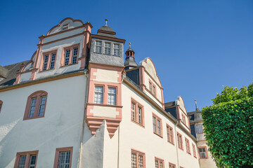 Außenansicht Hochschloß am Schloßplatz, Schloß Weilburg, Landkreis Limburg-Weilburg, Hessen, Deutschland