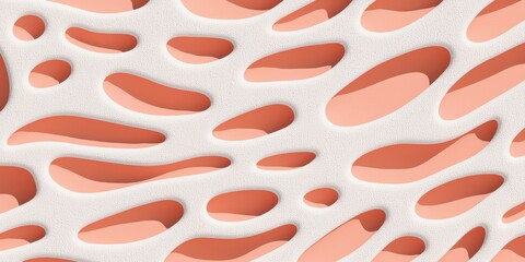 Abstract Clay Texture With Smooth Shapes Creating Dynamic Surface Pattern, Modern Artistic Design