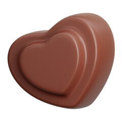 Valentine's Day 3d icon Heart Chocolate