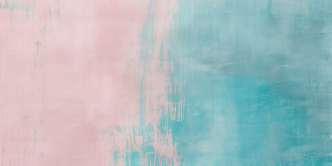 Obraz premium Abstract Pastel Pink and Teal Background Texture