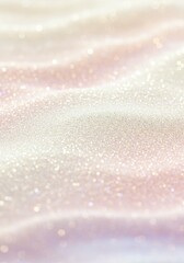 Naklejka premium Abstract background of shimmering white and pink glitter with a soft focus and gentle waves, creating a dreamy, textured effect