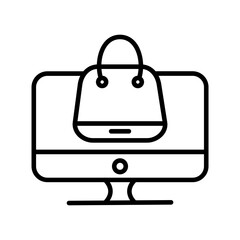 Online Shopping Icon Design