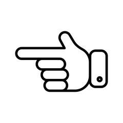 Hand Pointer Icon Design